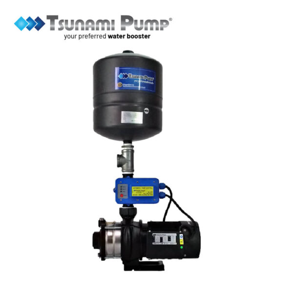 Tsunami CMH8-25-K2-PT high-pressure water pump with energy-efficient design for industrial and commercial usage
