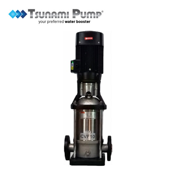 Tsunami CVF-10-6T high-efficiency booster pump with automatic pressure control for residential and commercial use