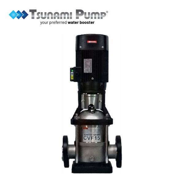 Tsunami CVF-15-2T high-capacity water pump for industrial applications and commercial buildings