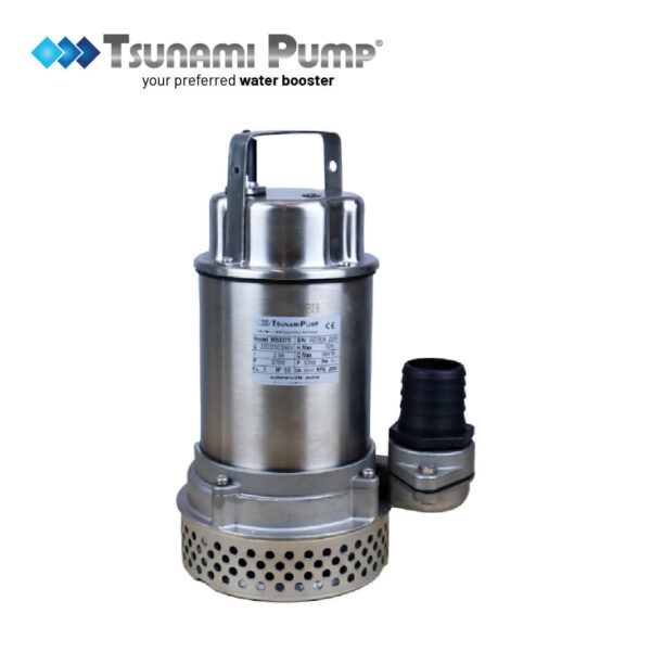 Quality water pumps of Tsunami MSS-370 stainless steel submersible sewage pump in Malaysia